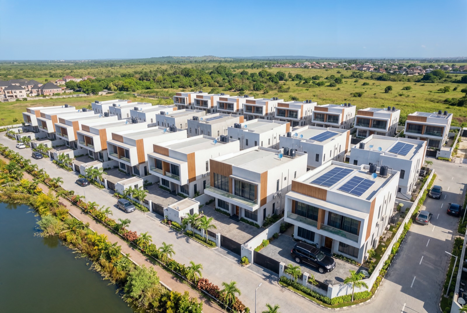A modern Lagos estate